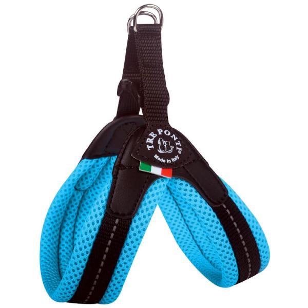Tre Ponti Easy Fit Pastel Mesh mit Click-Verschluß, light blue Gr.3
